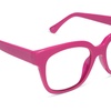 image:imageCompliments DIFF Ava 15 Reading Glasses  Blue Light Blocking Oversized Readers  Lightweight Designer Bubblegum Pink Frames