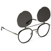 image:imageDIFF  Star Wars Anakin Round Sunglasses for Men and Women UV400 Galactic Brushed Silver with Space Gray Lenses
