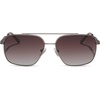 image:imageDIFF  Star Wars Han Solo 20 Navigator Sunglasses for Men and Women  UV400 Polarized Protection  Brushed Dark Blaster Grey Metal  Brown Gradient