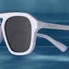 image:imageDIFF  Star Wars Stormtrooper 30 Navigator Sunglasses for Men and Women  UV400 Polarized Protection  White  Grey