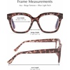 image:imageDIFF Ava Reading Glasses  Blue Light Blocking Oversized Readers  Designer Tortoise Frames
