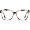 image:imageDIFF Ava Reading Glasses  Blue Light Blocking Oversized Readers  Lightweight Designer Blue BlockersCream Tortoise