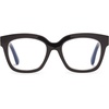 image:imageDIFF Ava Reading Glasses  Blue Light Blocking Oversized Readers  Lightweight Designer Square FramesBlack