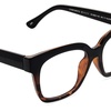 image:imageDIFF Ava Reading Glasses  Blue Light Blocking Oversized Readers  Lightweight Designer Square FramesBlack Tortoise