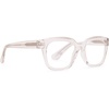 image:imageDIFF Ava Reading Glasses  Blue Light Blocking Oversized Readers  Lightweight Designer Square FramesClear Crystal