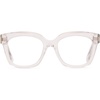 image:imageDIFF Ava Reading Glasses  Blue Light Blocking Oversized Readers  Lightweight Designer Square FramesClear Crystal