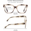 image:imageDIFF Ava Reading Glasses  Blue Light Blocking Readers  Designer FramesClear Leopard