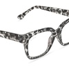 image:imageDIFF Ava Reading Glasses  Blue Light Blocking Readers  Designer FramesClear Leopard