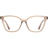image:imageDIFF Leah Reading Glasses  Blue Light Blocking Oversized Readers  Lightweight Rectangle Designer FramesVintage Crystal