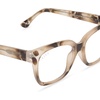 image:imageDIFF Reading Glasses Ava and Leah Square Oversized Blue Light Blocking Readers 25 magnification Cream Tortoise Bundle
