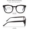 image:imageDIFF Reading glasses Rowan blue light blocking Lightweight Oversized Readers for Men and Women