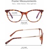 image:imageDIFF Reading glasses blue light blocking Darcy designer lightweight cat eye readers for women