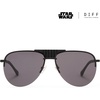 image:imageDIFF Star Wars Darth Vader Designer Aviator Sunglasses for Men and Women UV400 Polarized ProtectionDark Side Black