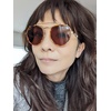 image:imageDIFF Star Wars ObiWan Round Sunglasses for Women and Men UV400 Protection Desert Tortoise  Brown Polarized