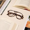 image:imageDIFF Tatum Reading Glasses  Blue Light Blocking Oversized Readers  Lightweight Aviator Designer FramesEspresso Tortoise