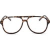 image:imageDIFF Tatum Reading Glasses  Blue Light Blocking Oversized Readers  Lightweight Aviator Designer FramesEspresso Tortoise