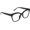 image:imageDIFF Willa Reading Glasses  Blue Light Blocking Oversized Readers  Lightweight Cat Eye Designer FramesBlack