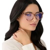 image:imageDIFF Willa Reading Glasses  Blue Light Blocking Oversized Readers  Lightweight Cat Eye Designer FramesCream Tortoise