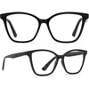 image:imageDIFF Leah Reading Glasses for Women  Lightweight Readers  Blue Light Blocking LensBlack