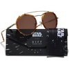 image:imageDIFF Star Wars ObiWan Round Sunglasses for Women and Men UV400 Protection Desert Tortoise  Brown Polarized