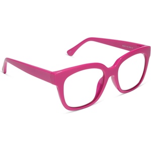 image:imageCompliments DIFF Ava 15 Reading Glasses  Blue Light Blocking Oversized Readers  Lightweight Designer Bubblegum Pink Frames