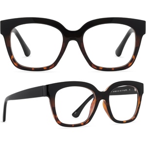 image:imageDIFF Ava Reading Glasses  Blue Light Blocking Oversized Readers  Lightweight Designer Square FramesBlack Tortoise