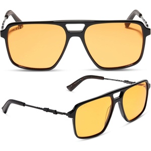 image:imageDIFF Star Wars Fennec Shand Designer Square Visor Sunglasses for Women and Men UV400 Protection Black  Orange
