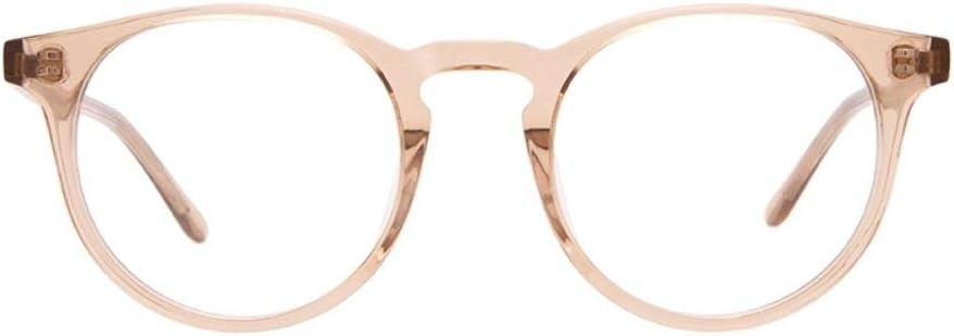 image:imageDIFF Sawyer Designer Oversized Round Computer Blue Light Blocking Glasses for Men and WomenVintage Crystal