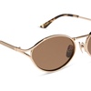 image:imageDIFF  Jessie James Decker Limoncello Lightweight Wire Sunglasses for Women UV400 ProtectionGold  Brown