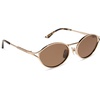 image:imageDIFF  Jessie James Decker Limoncello Lightweight Wire Sunglasses for Women UV400 ProtectionGold  Brown