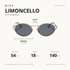 image:imageDIFF  Jessie James Decker Limoncello Lightweight Wire Sunglasses for Women UV400 ProtectionGold  Grey