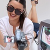 image:imageDIFF  Rachael Kirkconnell Naomi Oversized Navigator Sunglasses for Women  UV400 Protection  Cedar Tortoise  Brown