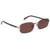 image:imageDIFF  Rachael Kirkconnell Trinity Oval Low Profile Sunglasses for Women  UV400 Protection  Brown  Brown