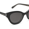 image:imageDIFF  The Devil Wears Prada Andy Oversized Cat Eye Sunglasses for Women  UV400 Polarized Protection  Black  Grey