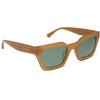 image:imageDIFF  TravisMathew  Solana Modern Cat Eye Sunglasses for Women  UV400 Polarized Protection  Caramel  G15