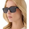 image:imageDIFF  Yellowstone Sunglasses Kayce Dutton Square Sunglasses for Men and Women  UV400 Polarized Protection  Classic Black  Grey