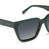 image:imageDIFF Amara Square Oversized Sunglasses for Women  100 UVAUVB ProtectionFairway Green  Grey Gradient