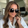 image:imageDIFF Becky II Cream Tortoise Oversized Cat Eye Sunglasses for Women  Fashionable amp Stylish Frame  100 UV ProtectionCream Tortoise  Grey