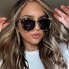 image:imageDIFF Becky II Cream Tortoise Oversized Cat Eye Sunglasses for Women  Fashionable amp Stylish Frame  100 UV ProtectionCream Tortoise  Grey