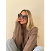image:imageDIFF Becky II Designer Cat Eye Sunglasses for Women  Tortoise Frames  100 UV ProtectionLeopard Tortoise