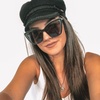 image:imageDIFF Becky II Designer Cat Eye Sunglasses for Women UV400 Protection Fashion FramesDark Smoke