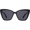 image:imageDIFF Becky II Designer Cat Eye Sunglasses for Women UV400 Protection Fashion FramesDark Smoke