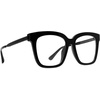 image:imageDIFF Bella  Designer Oversized Square Blue Light Blocking Glasses for Women  Anti Eye Strain UV Protection  Black