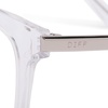 image:imageDIFF Bella Designer Square Computer Blue Light Blocking Glasses for WomenClear Crystal