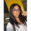 image:imageDIFF Bella Designer Square Computer Blue Light Blocking Glasses for WomenCream Tortoise