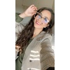 image:imageDIFF Bella Designer Square Computer Blue Light Blocking Glasses for WomenCream Tortoise