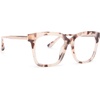 image:imageDIFF Bella Designer Square Computer Blue Light Blocking Glasses for WomenCream Tortoise