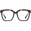 image:imageDIFF Bella Designer Square Computer Blue Light Blocking Glasses for WomenEspresso Tortoise