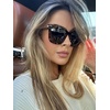 image:imageDIFF Bella Square Sunglasses for Women  Designer Frames  100 UV ProtectionTortoise  Grey Polarized