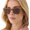 image:imageDIFF Billie Designer Square Sunglasses for Men and Women UV400 Protection Classic styleLonghorn